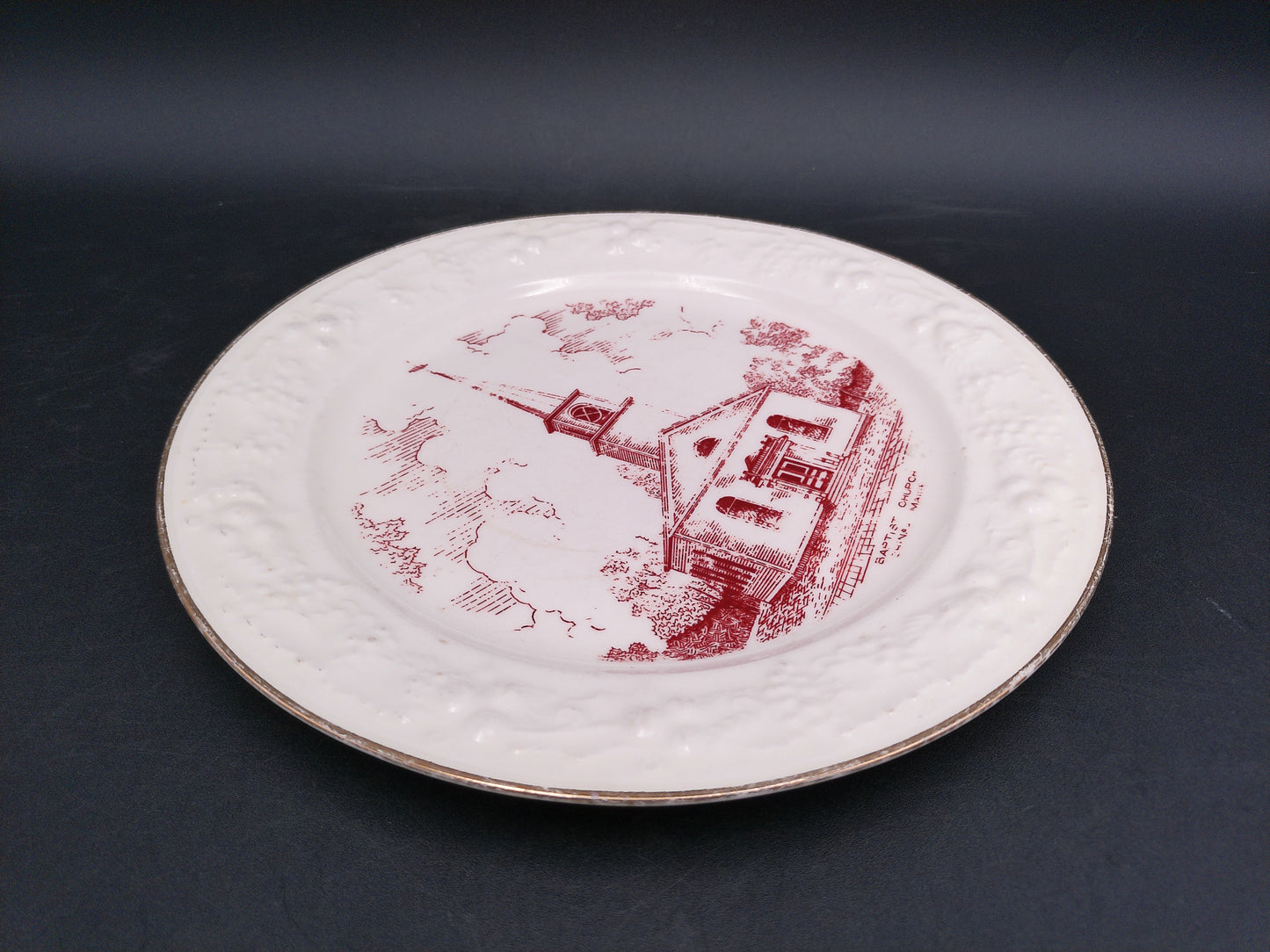 Collector Plate - China Baptist Church World Wide Art Studios Vintage
