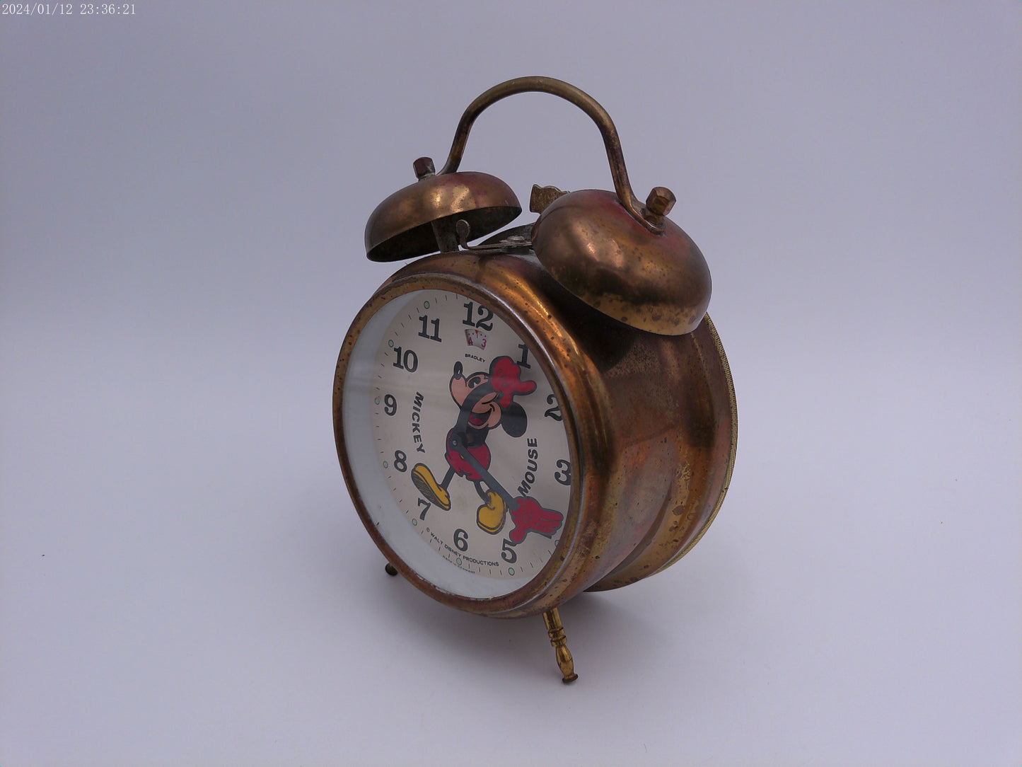 Vintage Mickey Mouse Alarm Clock