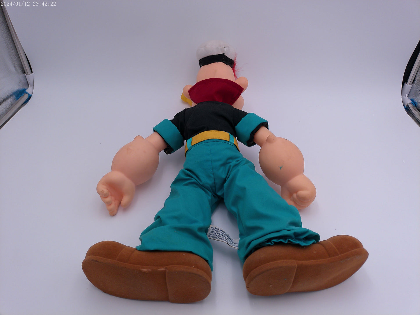 Vintage 1985 Vinyl Popeye The Sailor Man Doll