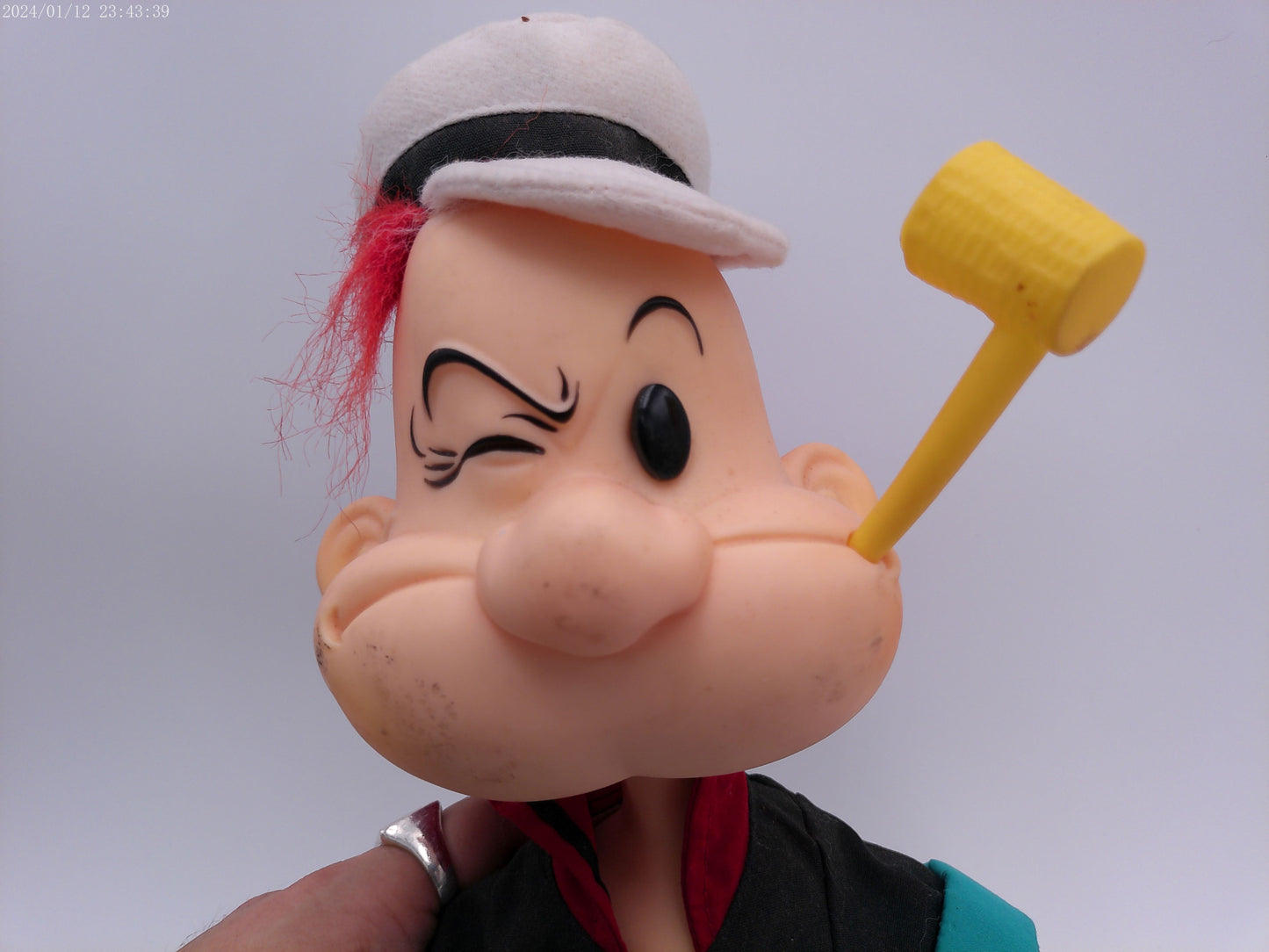 Vintage 1985 Vinyl Popeye The Sailor Man Doll