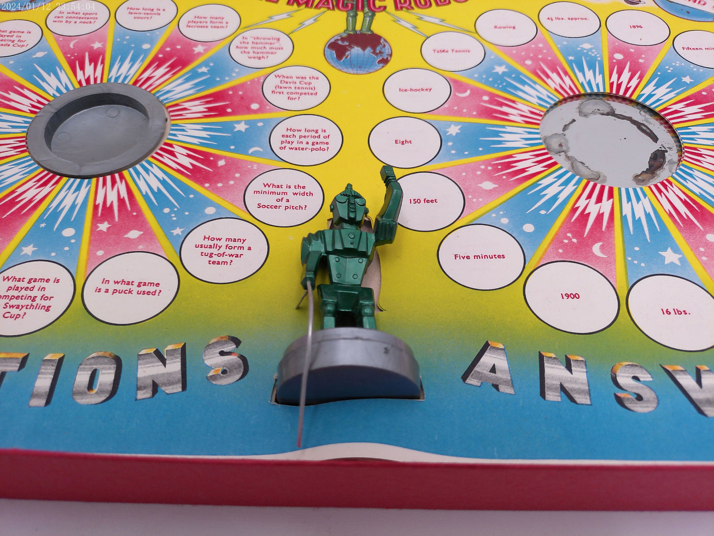 Repro 1950's Magic Robot Board Game