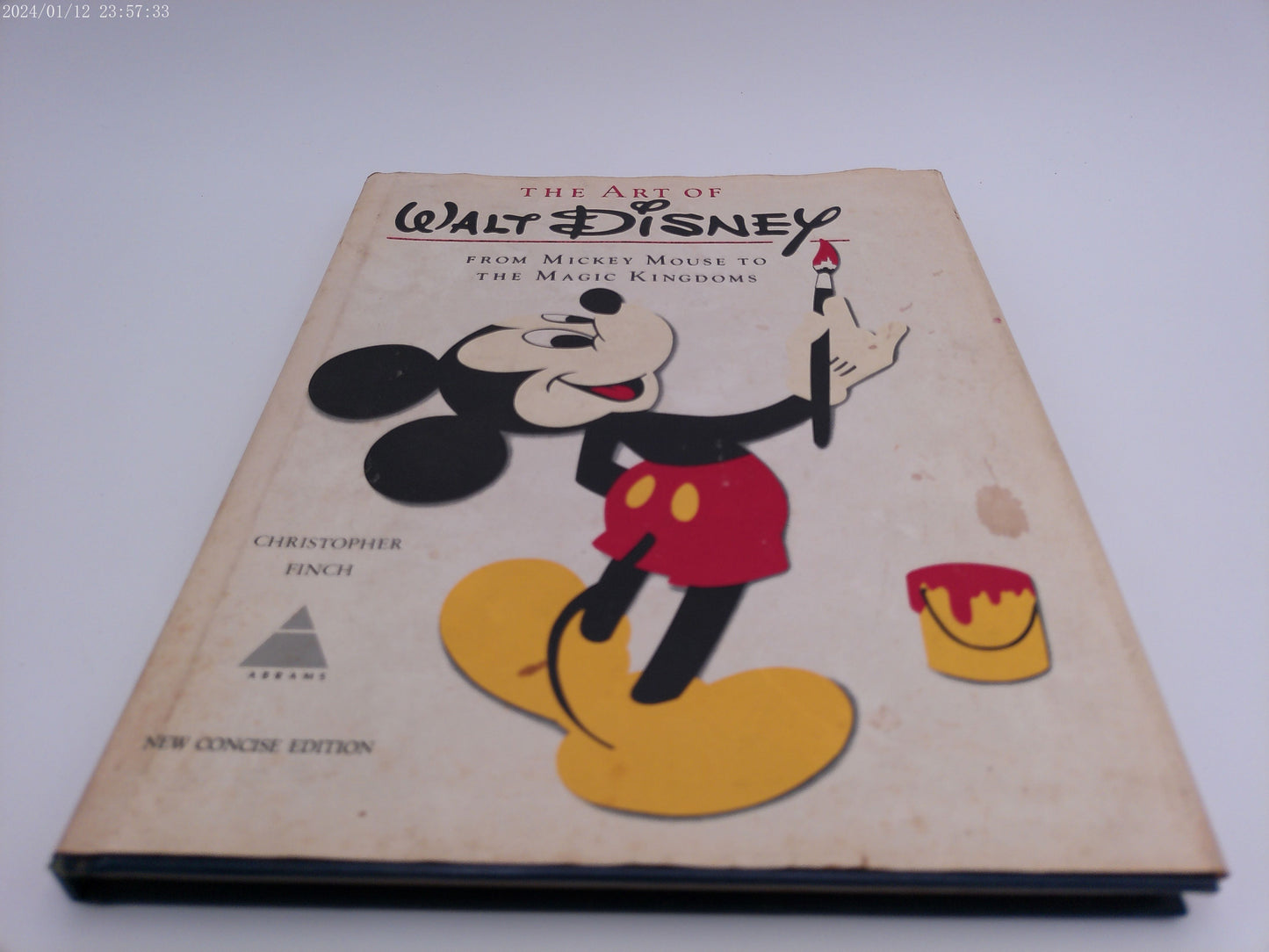 Vintage The Art of Walt Disney Book 1975