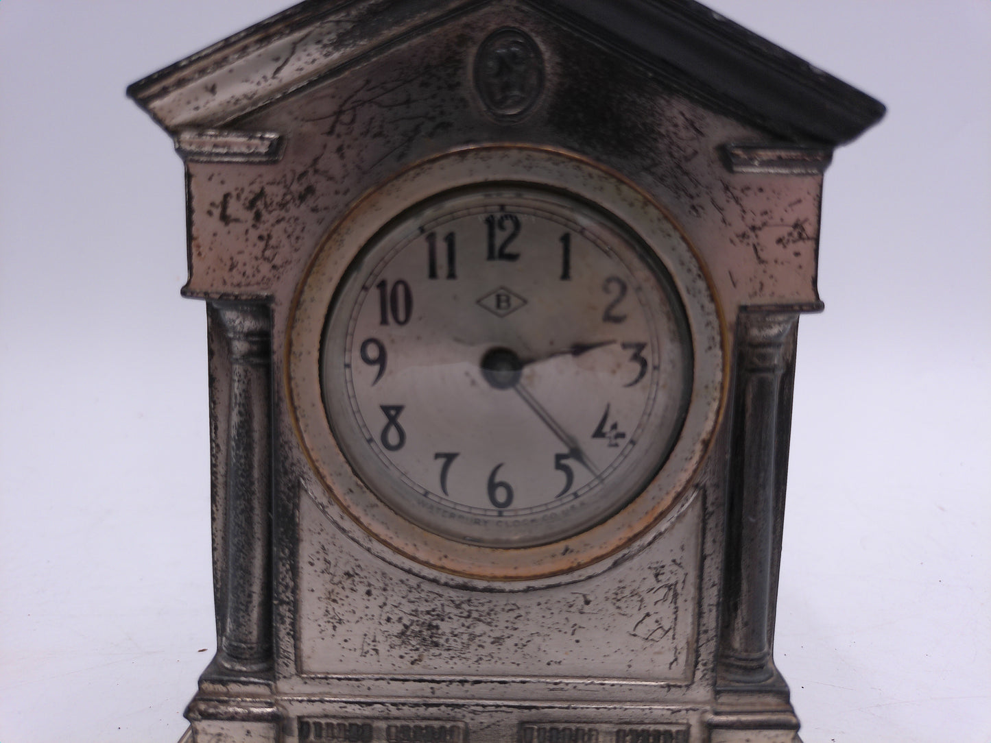 House Clock with Pillars Vintage
