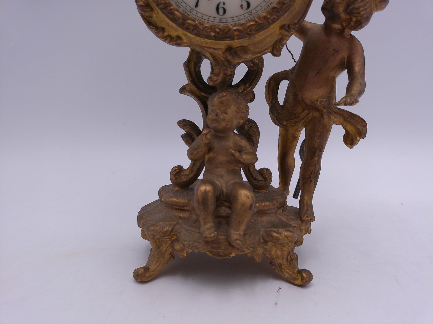 New Haven Clock Co Victorian Mantel Clock  Vintage