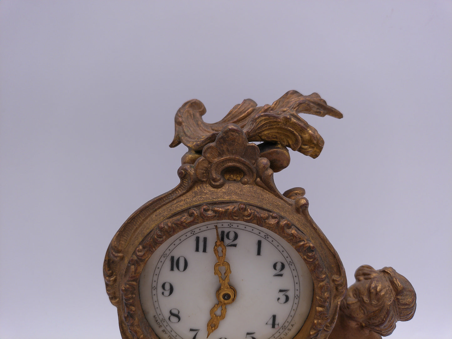 New Haven Clock Co Victorian Mantel Clock  Vintage