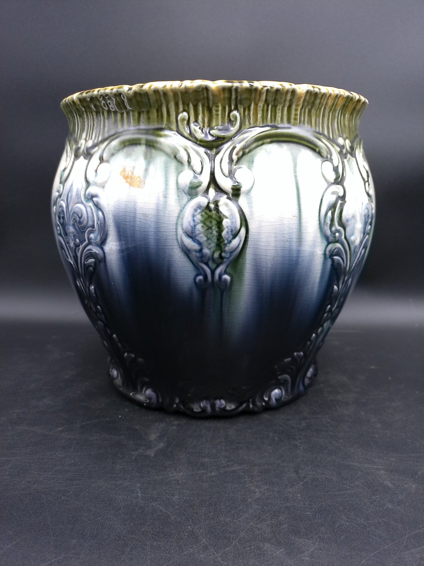 Weller American Blended Majolica Vintage Art Pottery  Planter