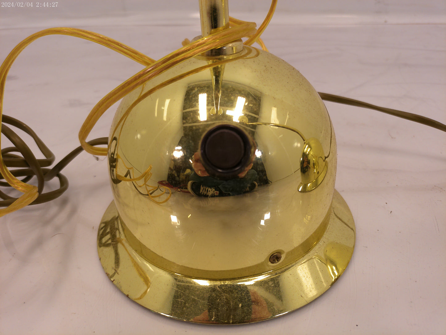 Pair of Brass desk lamps Vintage