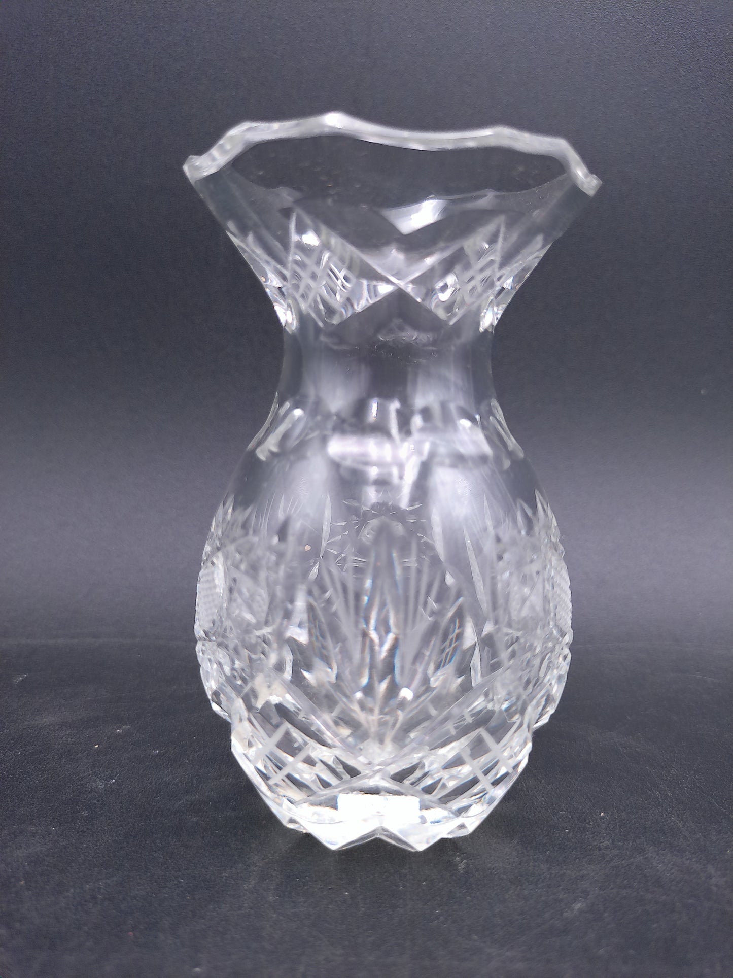 Waterford  Small Crystal Glass Bud Flower Vase