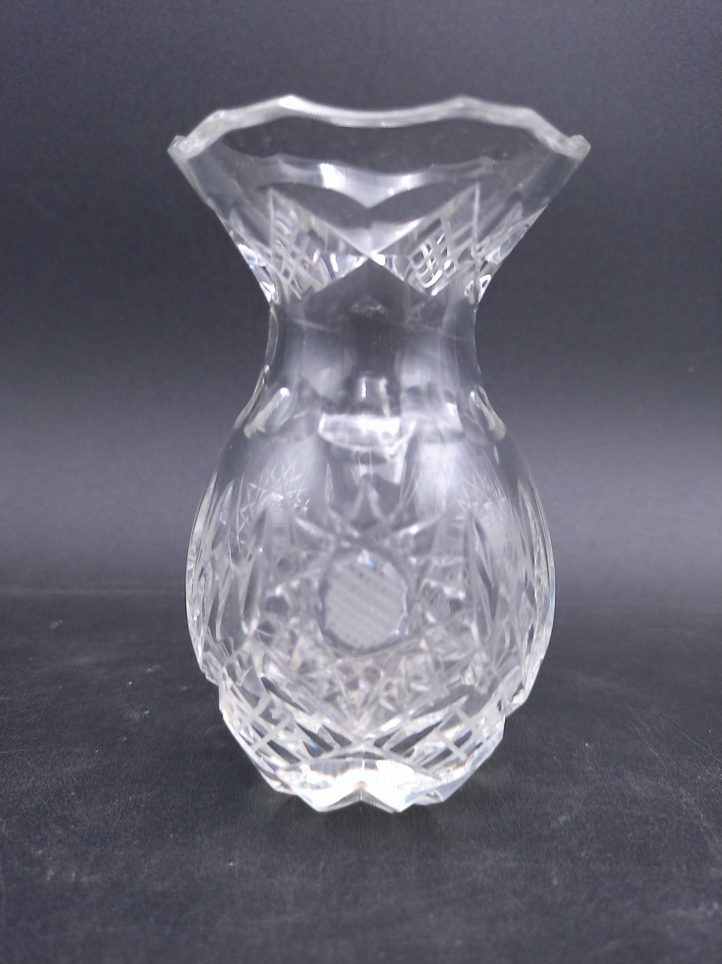 Waterford  Small Crystal Glass Bud Flower Vase