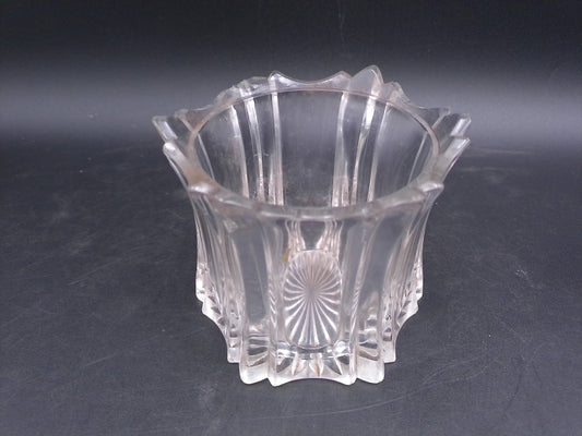 Glass Bowl Dish Candy Candle Holder Vintage