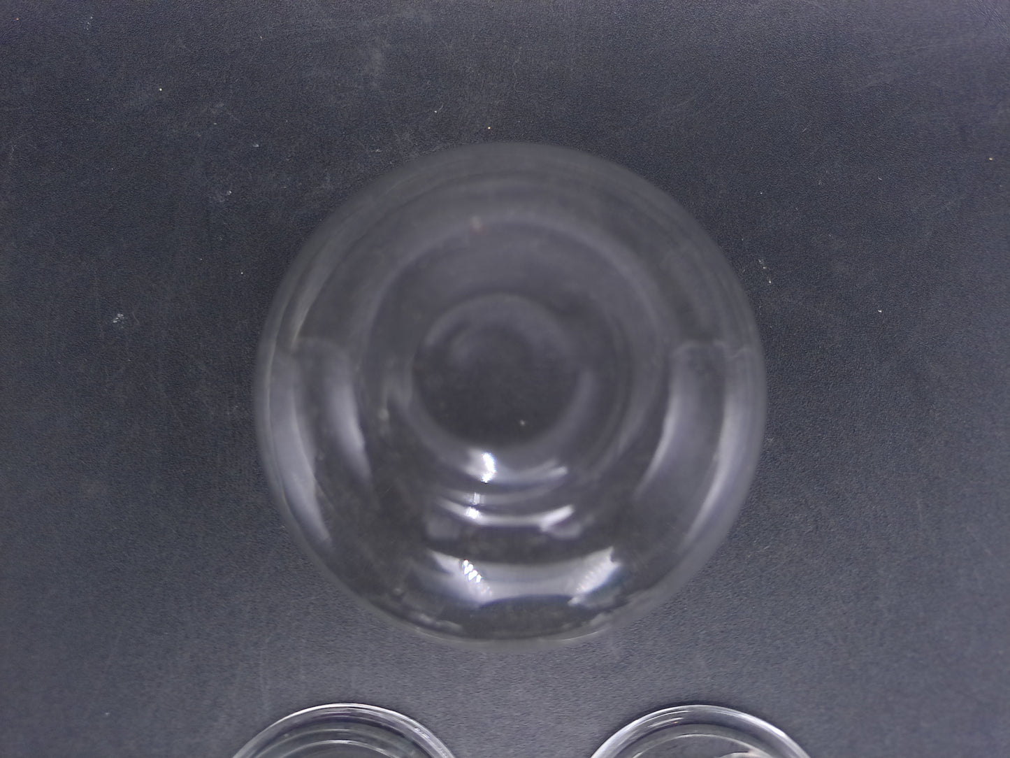 Set of 2 small Glass bowls and a small Drinking glass Vintage