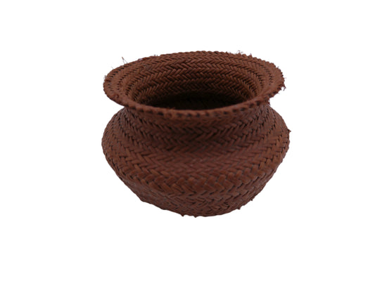 Small African (4 inches) Hand Woven Grass Basket