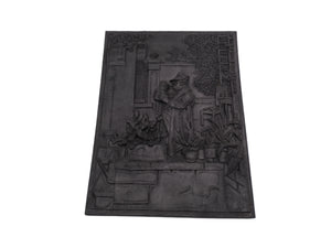 Vintage Art of Farm Worker made of Pewter