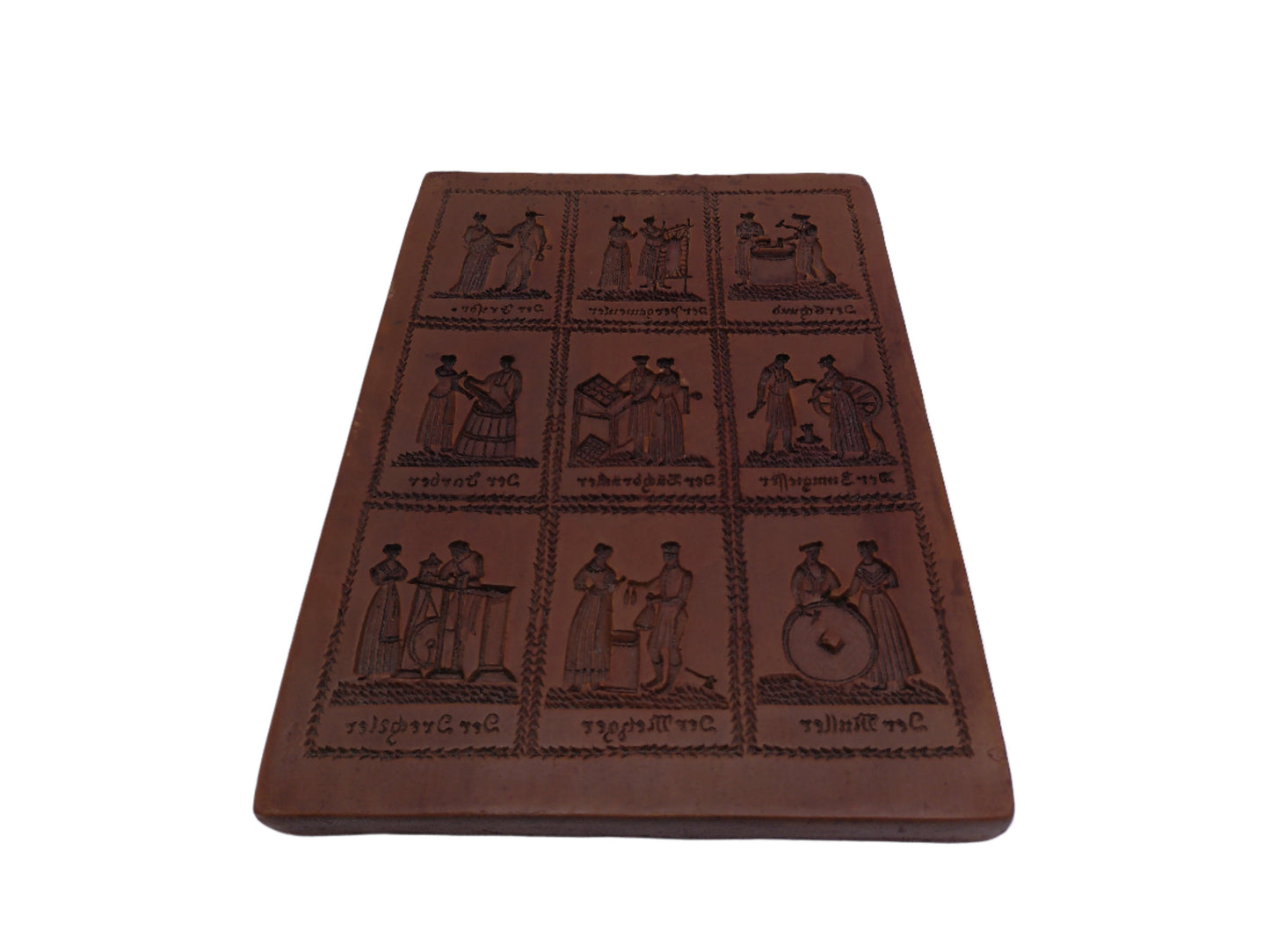 vintage Wooden Honey Biscuit Mold