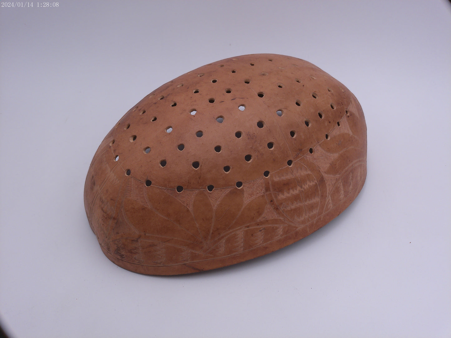 Berry or Strainer  African Bowl Vintage Gourd