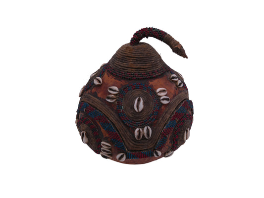 African  Tsonga Gourd Vessel Decorative