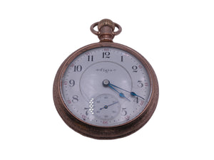 Elgin Pocket Watch 1879 Works 21 Jewels  14K Gold Super Rare Prof. Serviced
