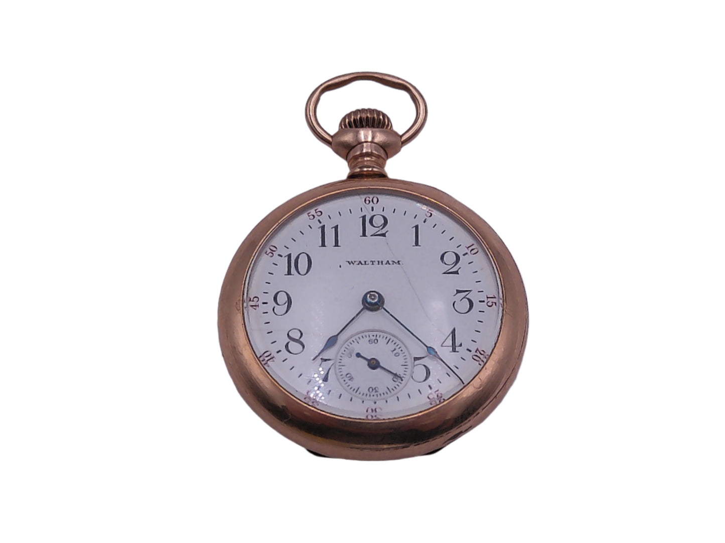 Waltham Pocket Gold Watch 15 Jewels  Professionally Serviced and Cleaned Vintage