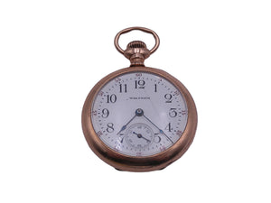 Waltham Pocket Gold Watch 15 Jewels  Professionally Serviced and Cleaned Vintage