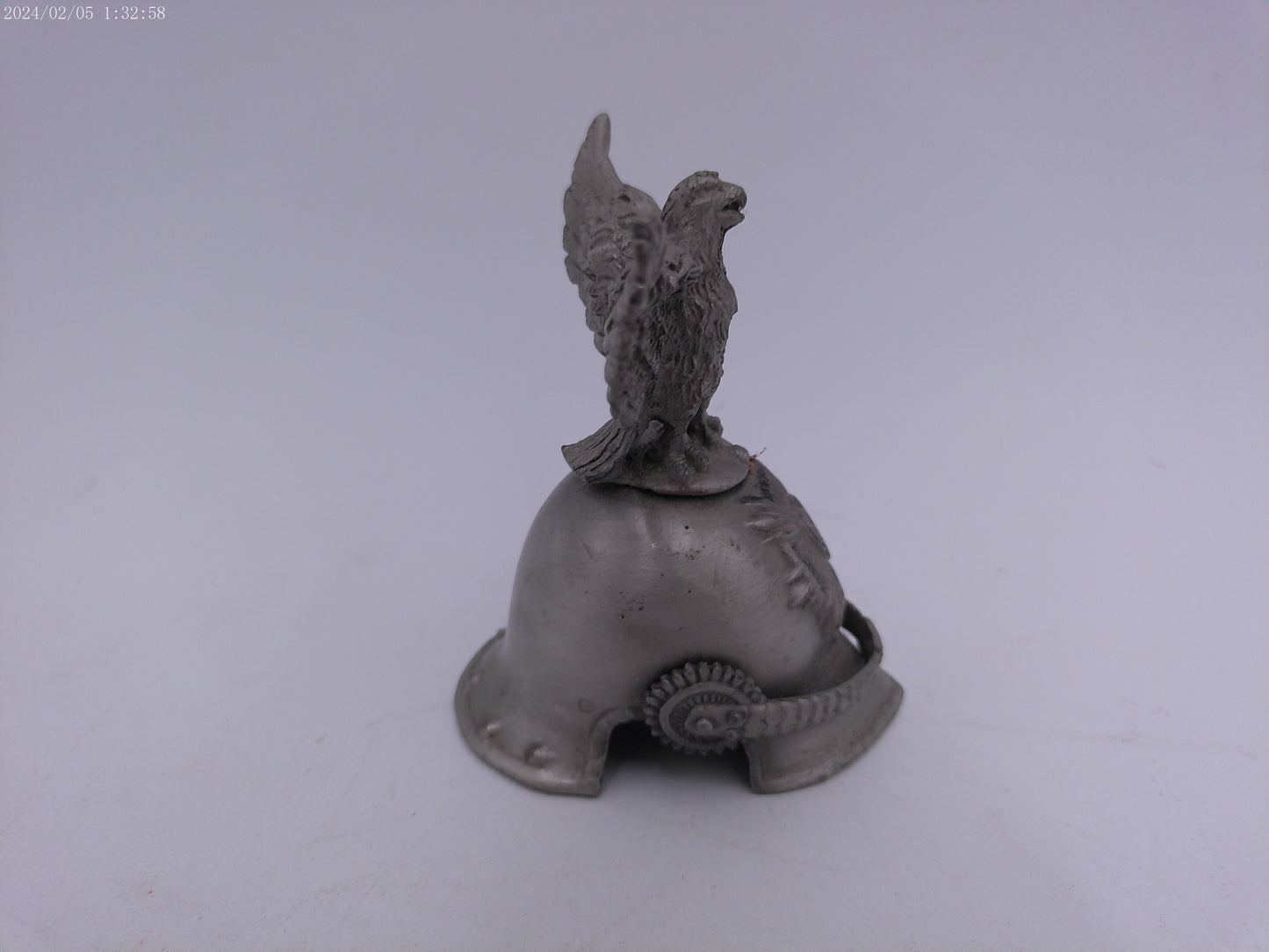 Prussian Regiment Corps Officers  Miniature Parade Helmet Iron Cross Award