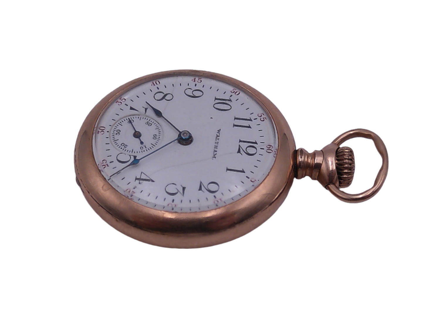 Waltham Pocket Gold Watch 15 Jewels  Professionally Serviced and Cleaned Vintage