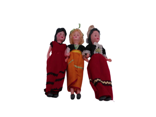 Vintage 3 Doll Collection