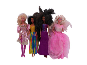 Collection of 4 Vintage Barbies 1990's