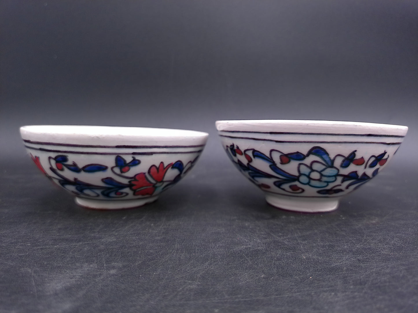 Colorful Decorative Floral Bowls two different Designs
