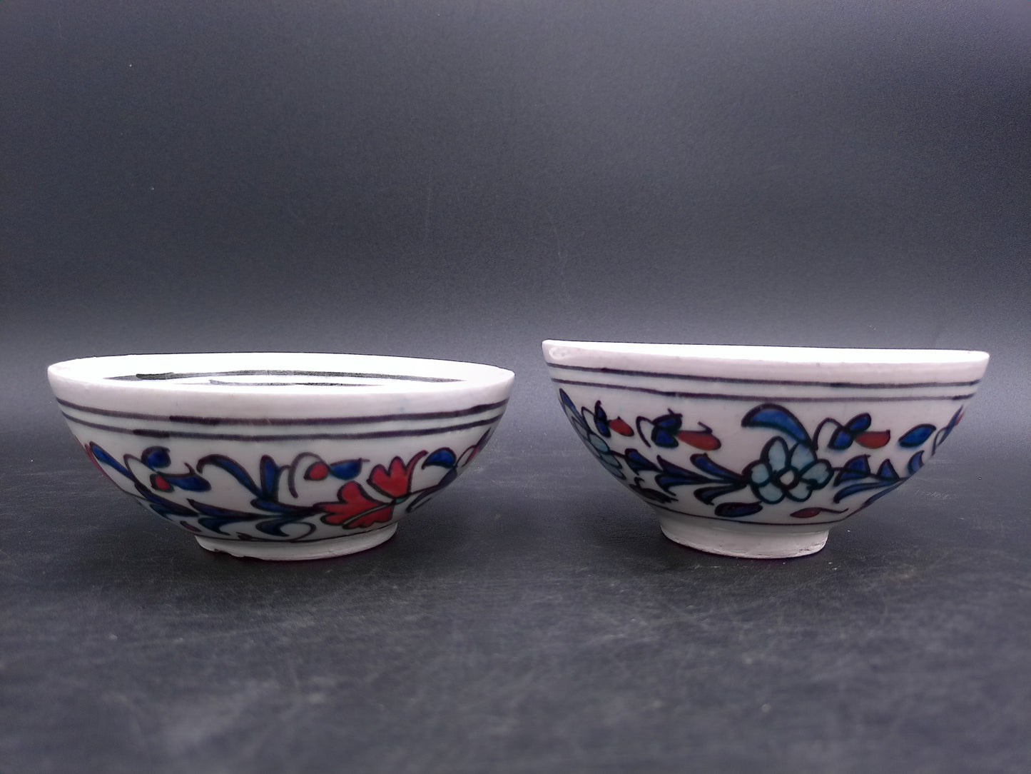 Colorful Decorative Floral Bowls two different Designs