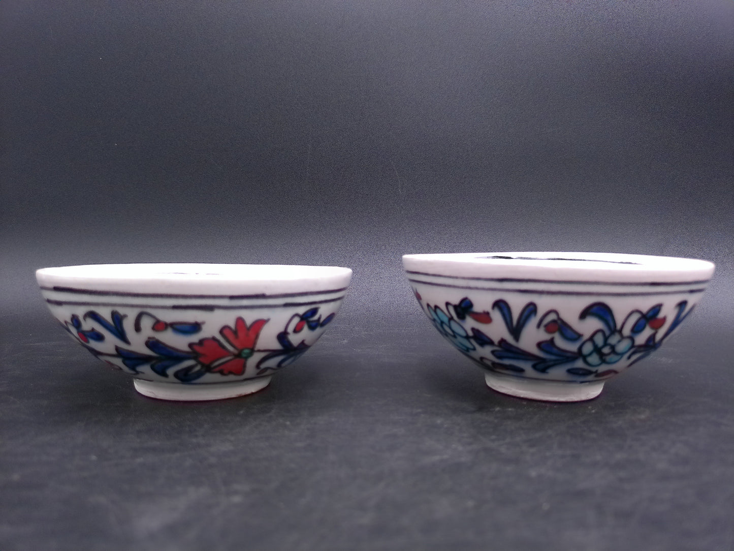 Colorful Decorative Floral Bowls two different Designs