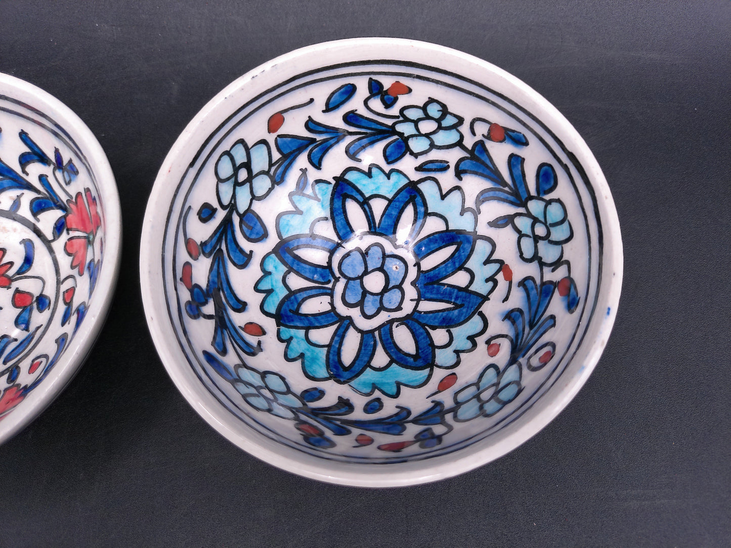 Colorful Decorative Floral Bowls two different Designs