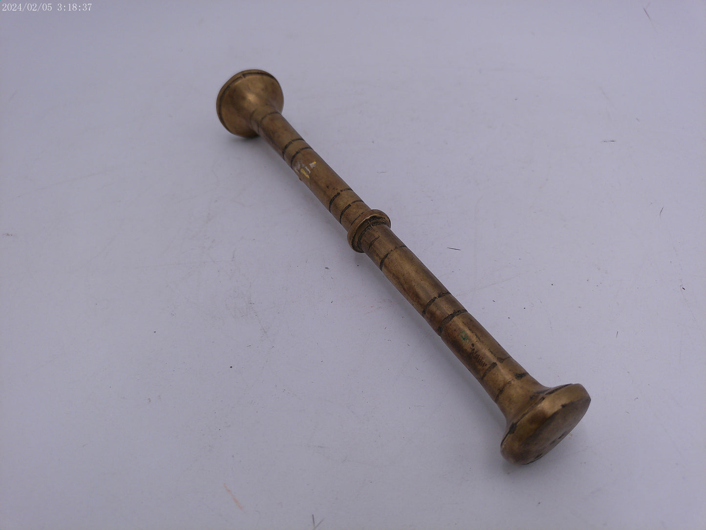 Vintage Apothecary Brass Mortar