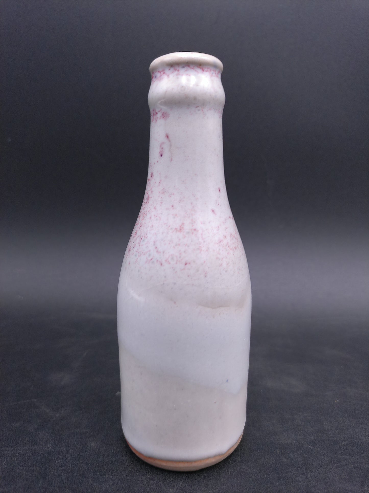 Salt Shaker Vintage Old Red Faded Floral Design