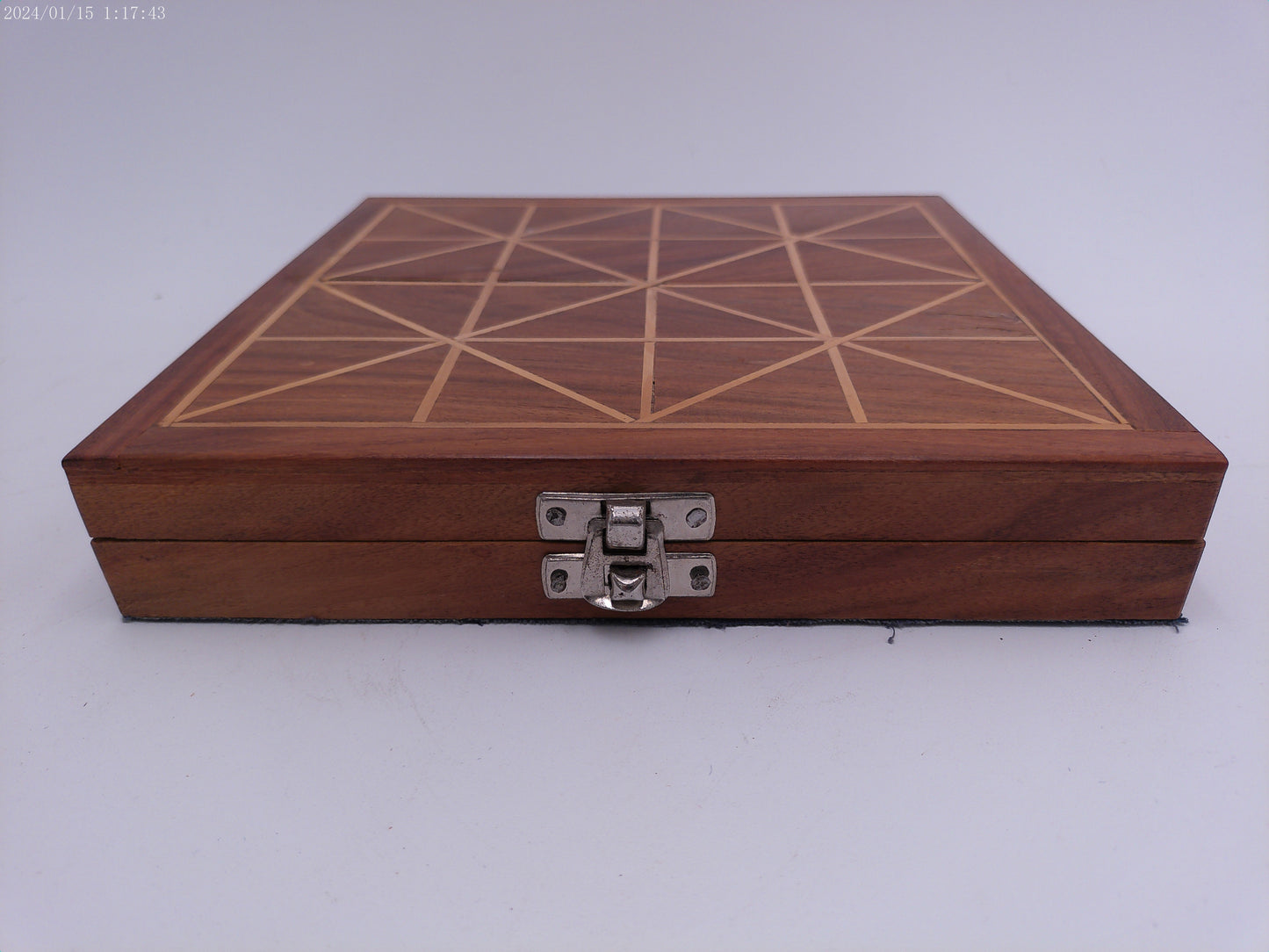 Tiger Moving Game Wooden Case and Hand Craved Pieces