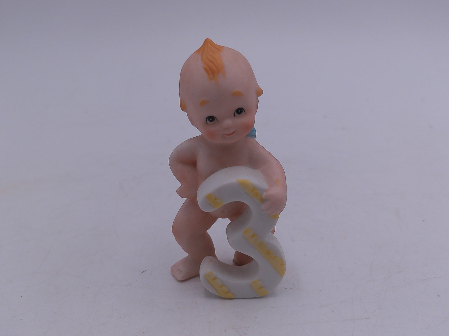 Kewpie  and other Figurines  lot of 8 items Unicorn Birthday number 3