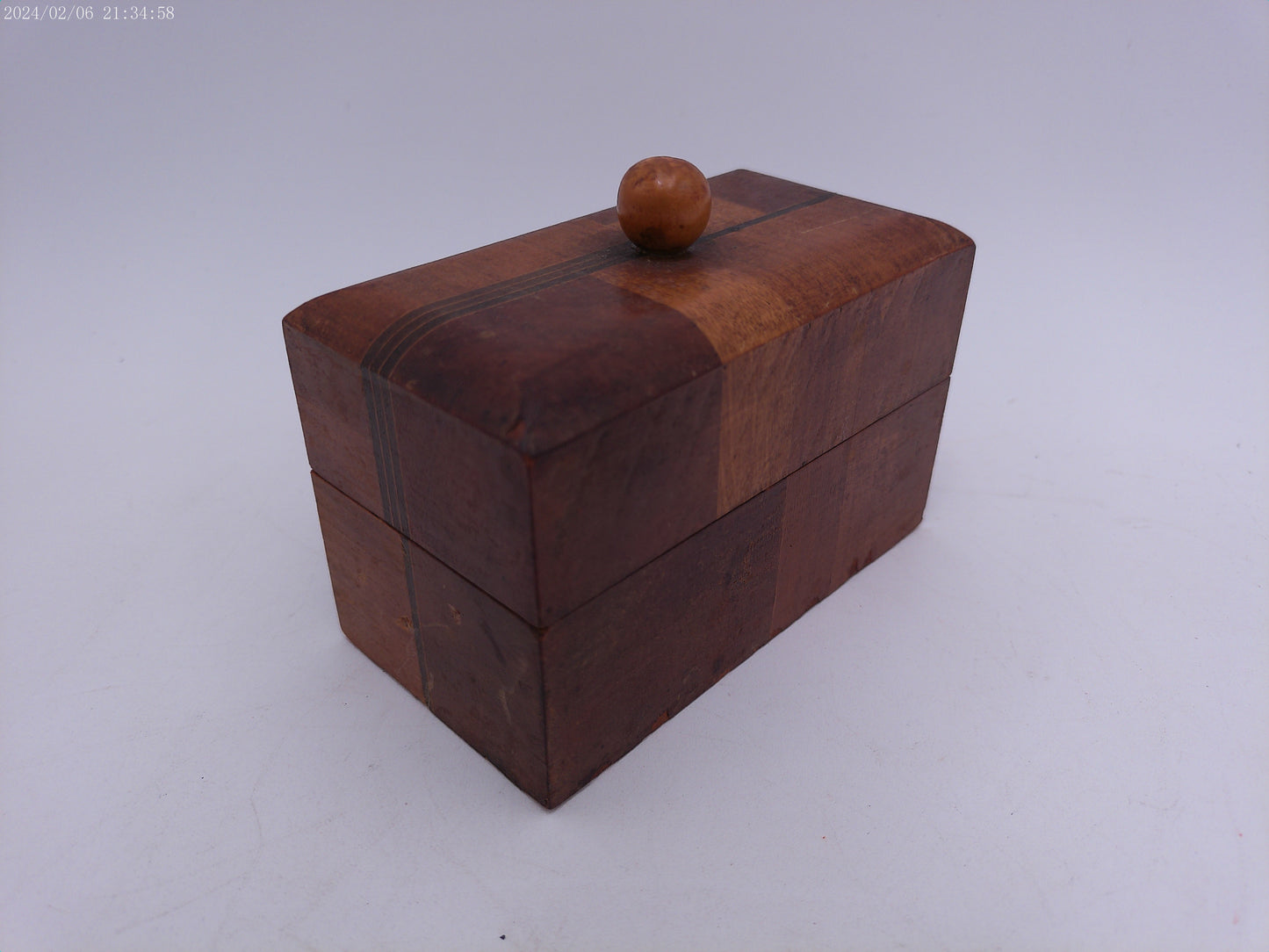 Small Wooden Card Box