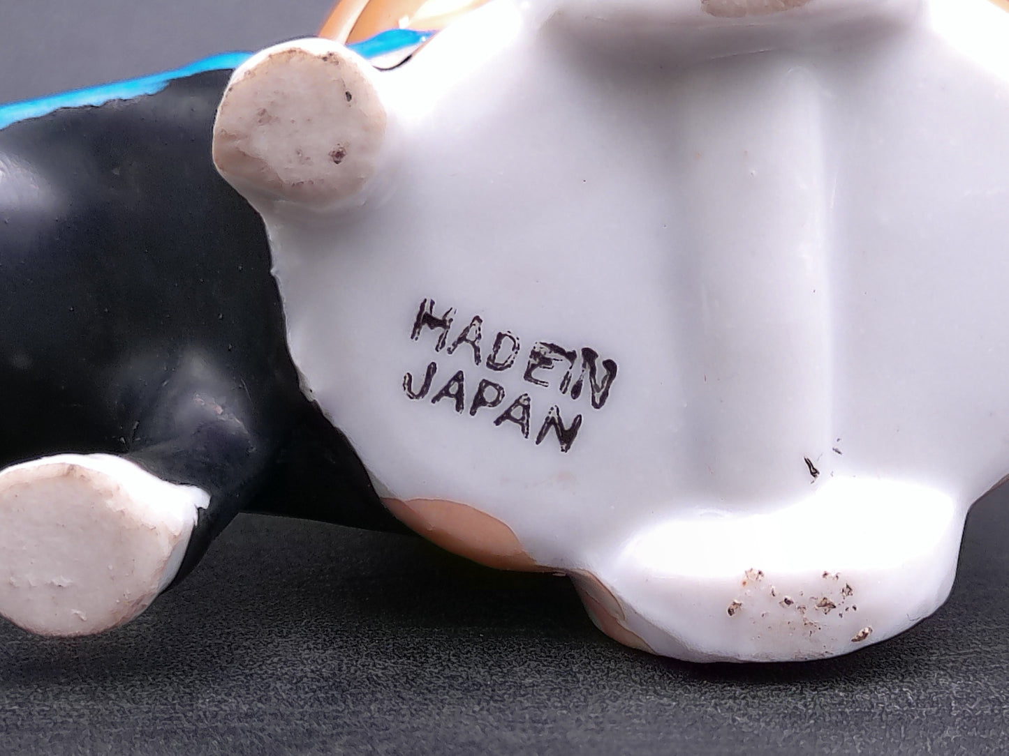 Donkey Pulling a Toilet Cart Ashtray Ceramic Ashtray with Lid  Made in Japan