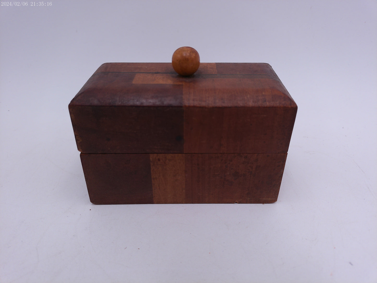 Small Wooden Card Box