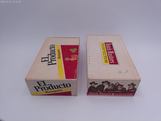 Vintage Dutch Masters Perfectos Cigar Box lot 2