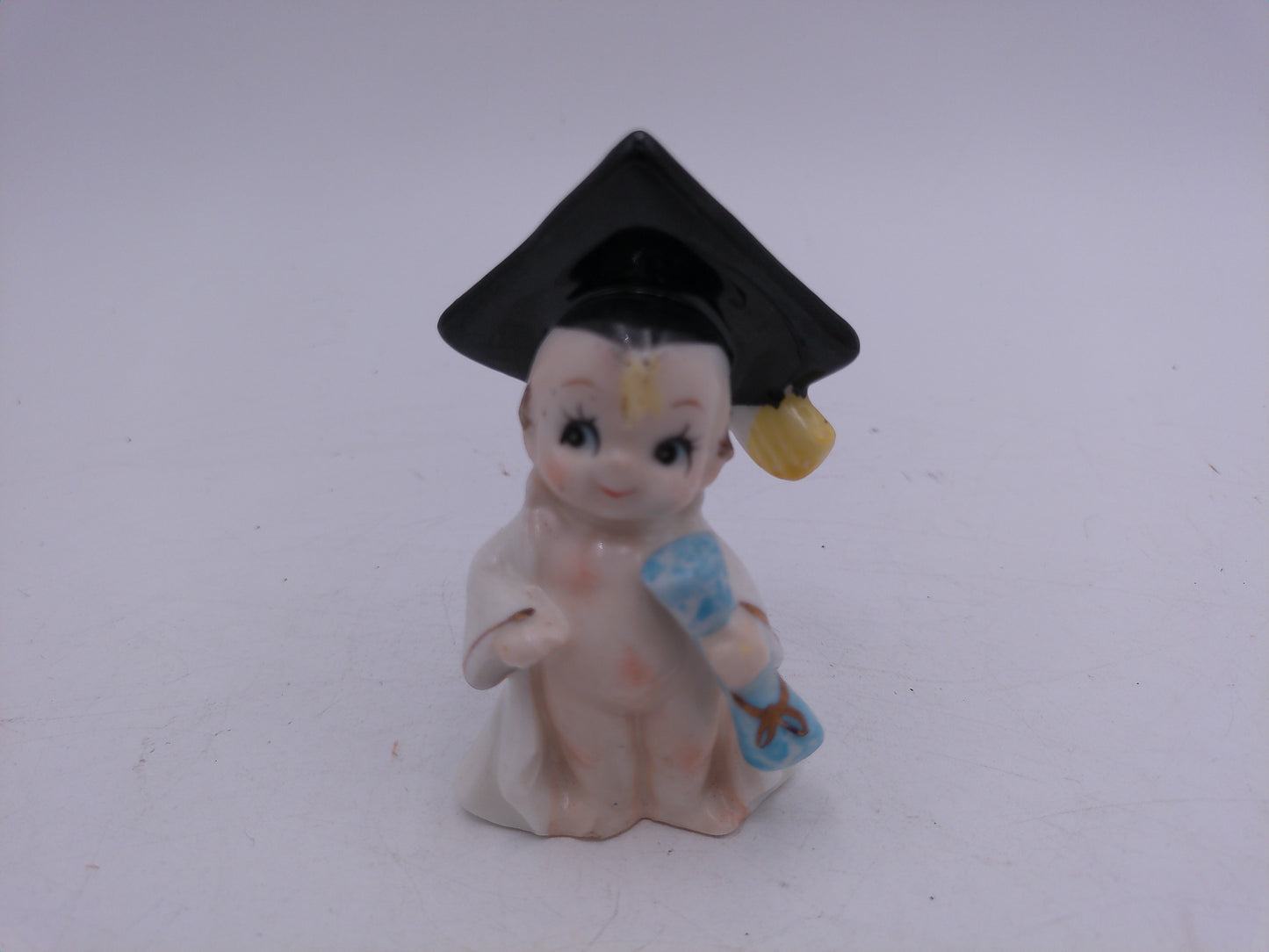 Kewpie lot of 6 Nurse Graduation Angel Noel Kewpie in Shoe and Fishing Vintage