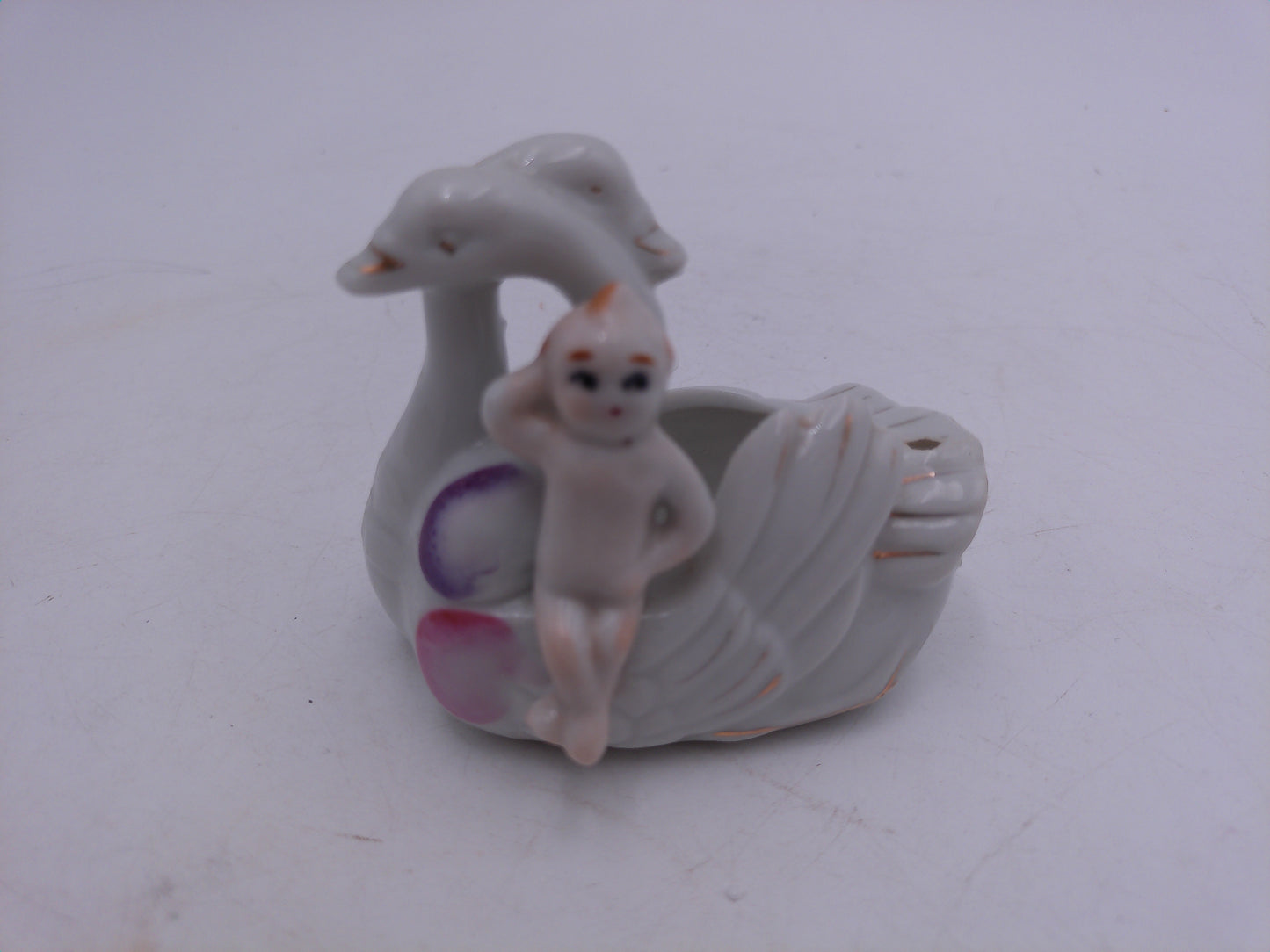 Kewpie Lot of 5 With a star tinker bell Swan Bowl