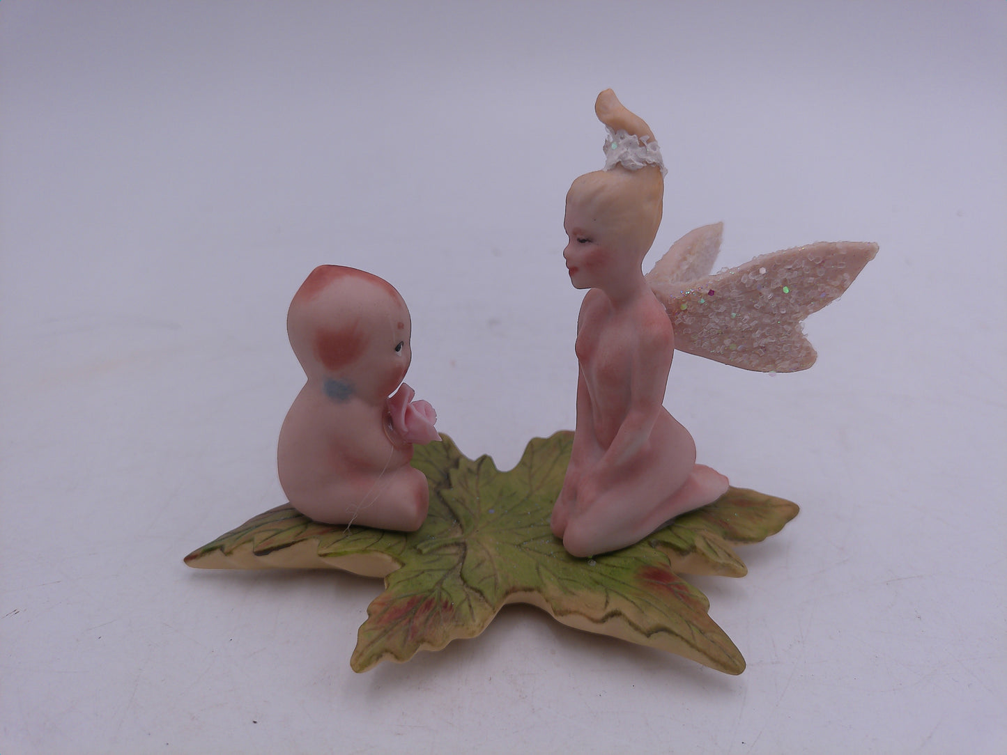 Kewpie Lot of 5 With a star tinker bell Swan Bowl