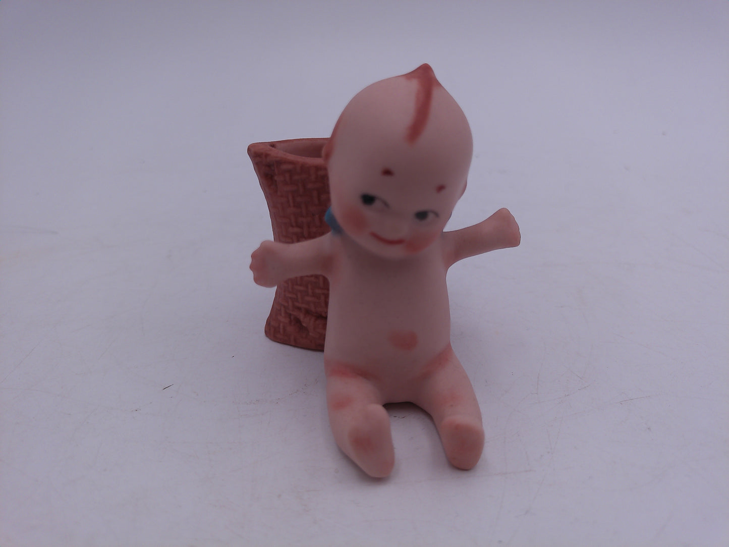 Kewpie Lot of 6 Kewpie in hand Nurse With Rabbit with Basket