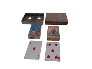 Two sets of  vintage playing cards