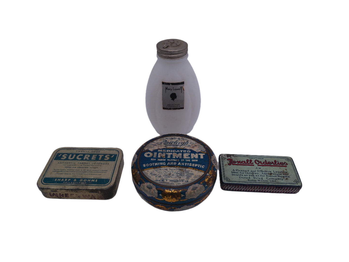 Lot of 4 Vintage lotions