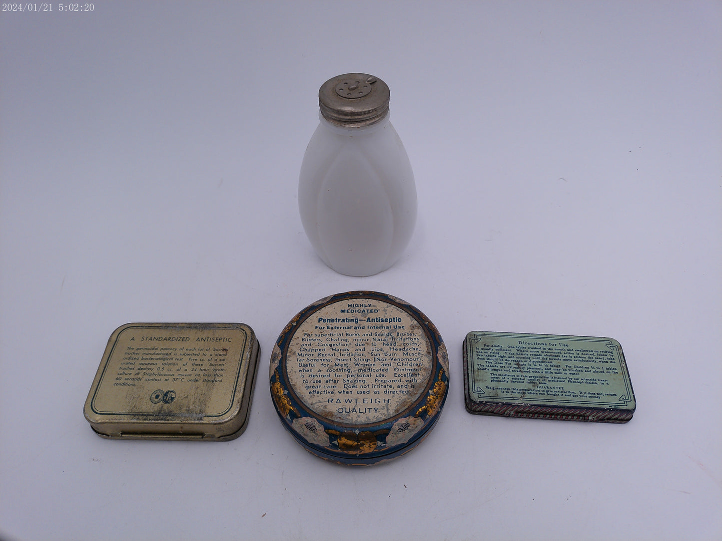 Lot of 4 Vintage lotions