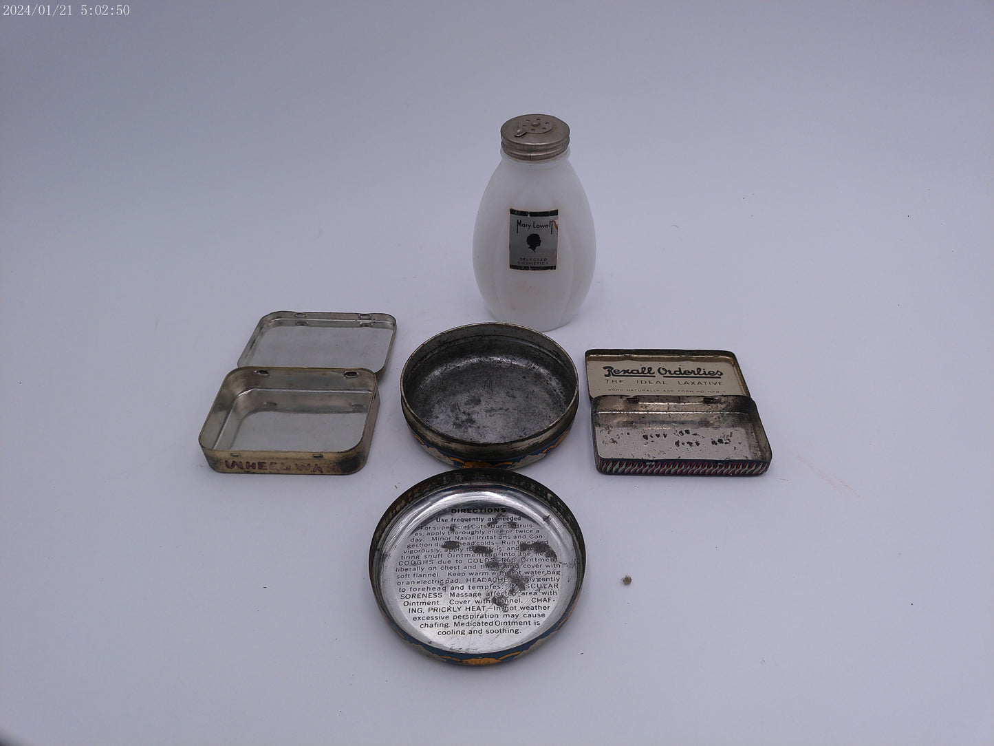 Lot of 4 Vintage lotions