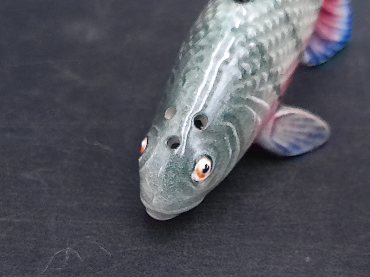 Colorful  Fish Salt and Pepper Shakers Made in Japan