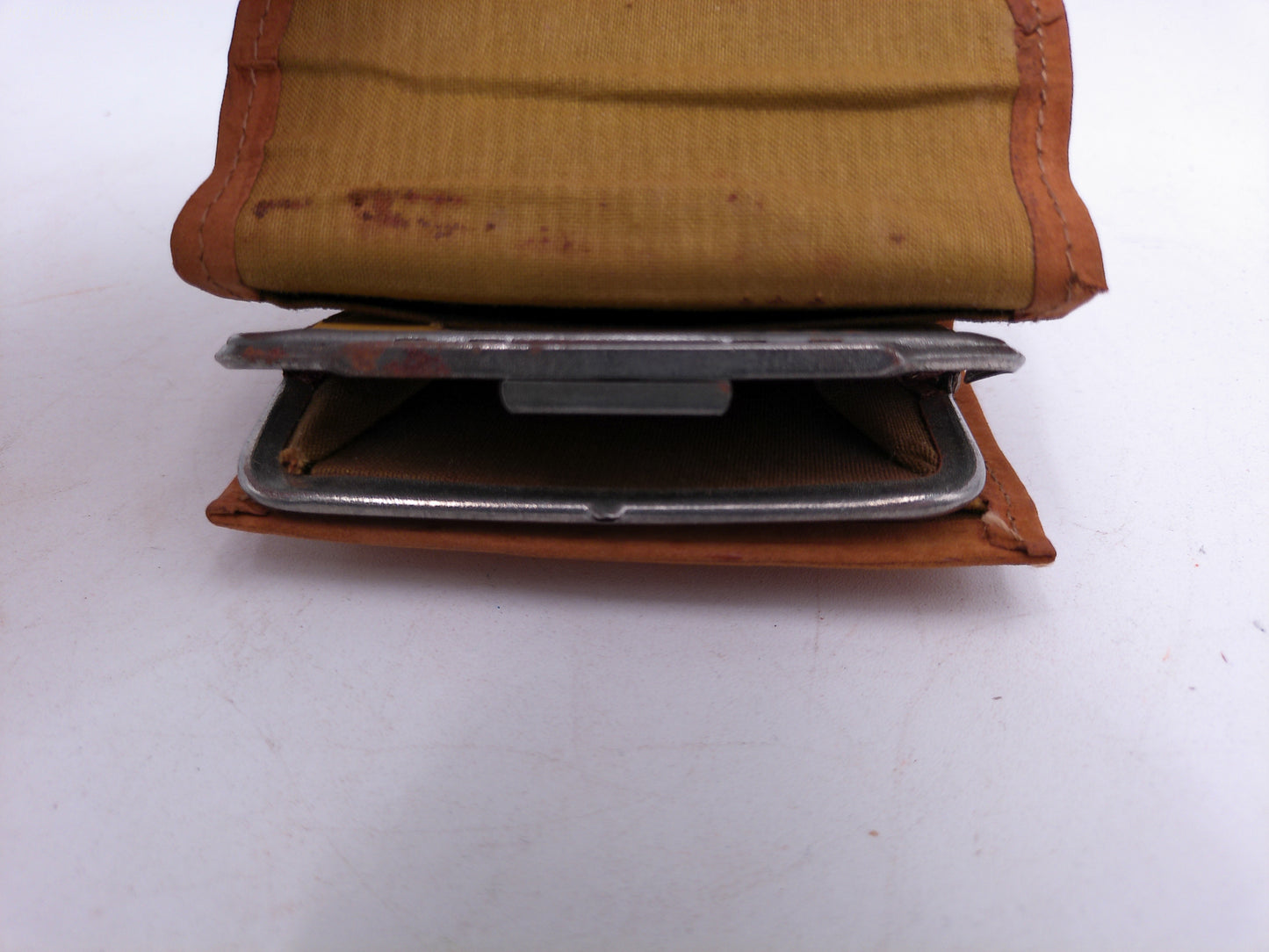 Hand Made Small Leather Bag and Colorful Indian Rattle