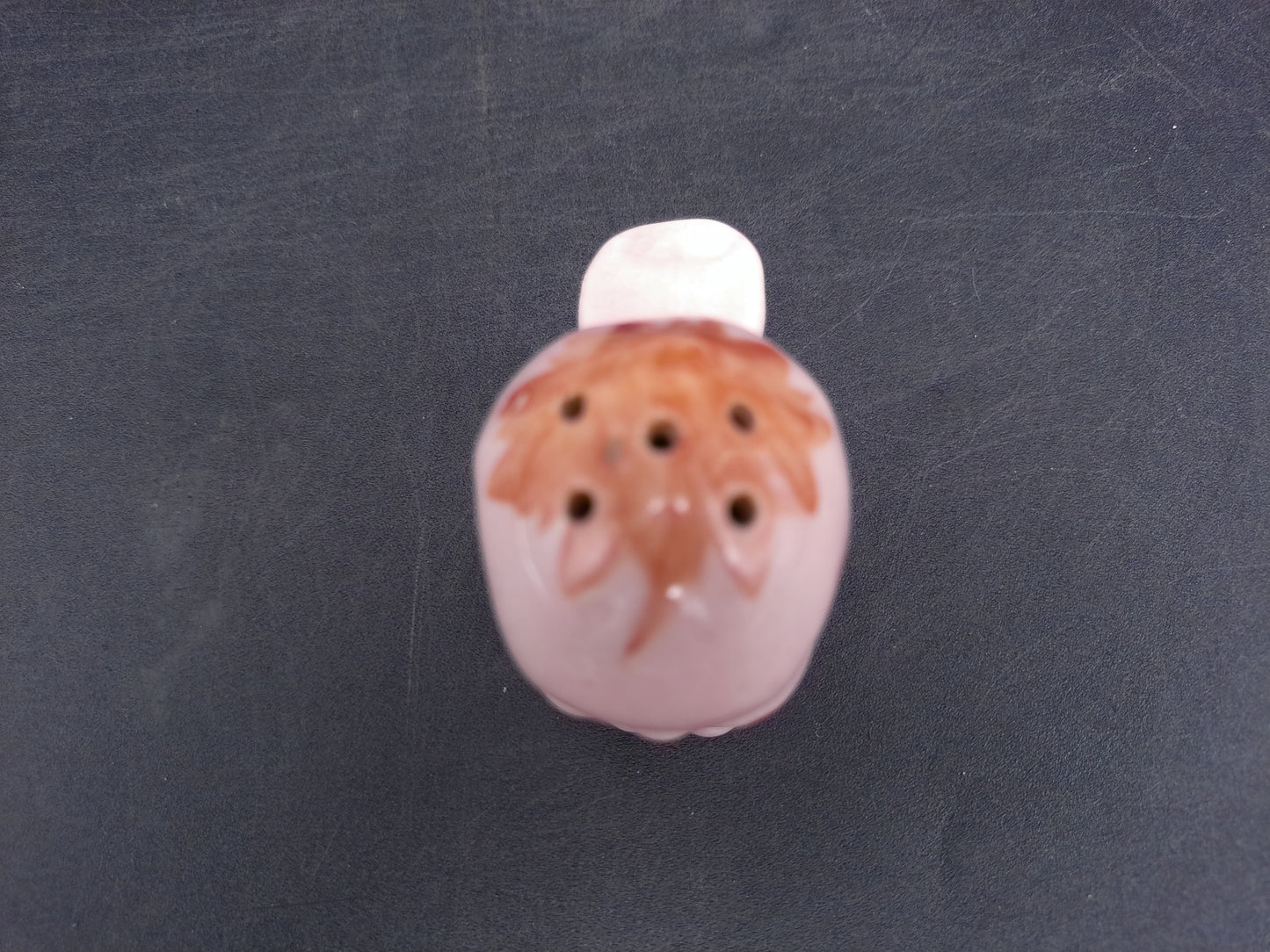 Kewpie Baby Doll Ceramic Salt Shaker And Flower Pepper Shaker